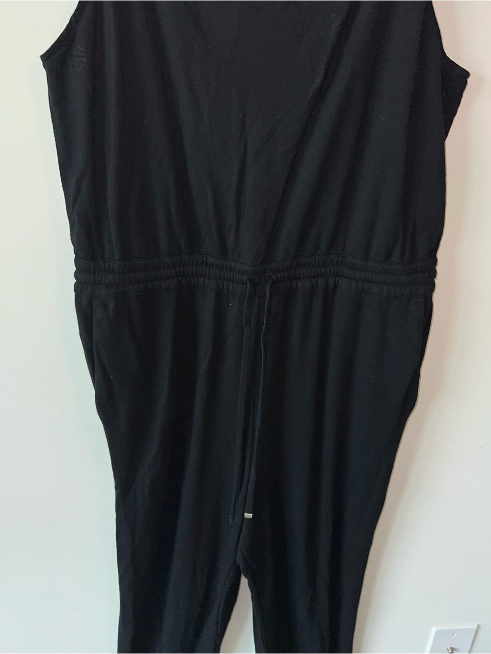 Club Monaco | Women’s Black Cinched Waist Jumper Jumpsuit - Picture 2 of 9
